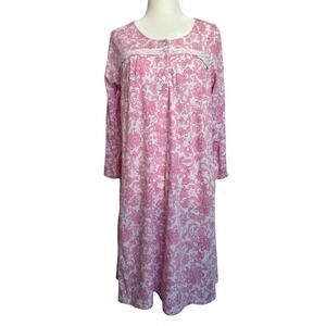 Azia Pink Floral Moomoo Nightgown House Dress - Women's Medium